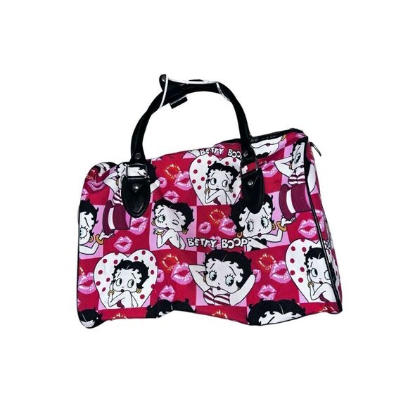 BEAUTIFUL VINTAGE Betty Boop  duffle / purse bag  purse GREAT CONDITION - Picture 2 of 12
